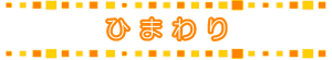 ひまわり ひまわり